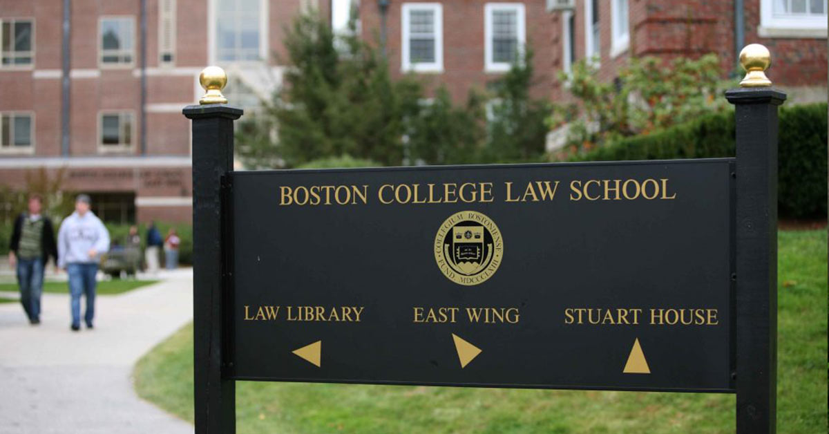 Top Law Schools In Northeast Region Boston College Law School