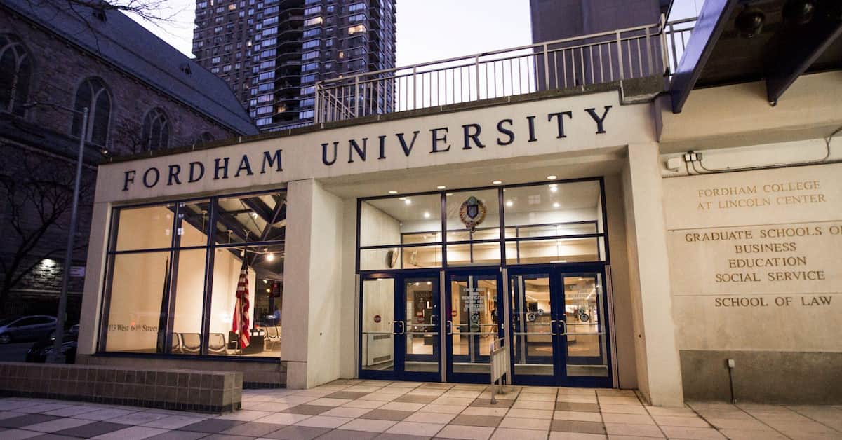 Top Law Schools In Northeast Region Fordham University School Of Law