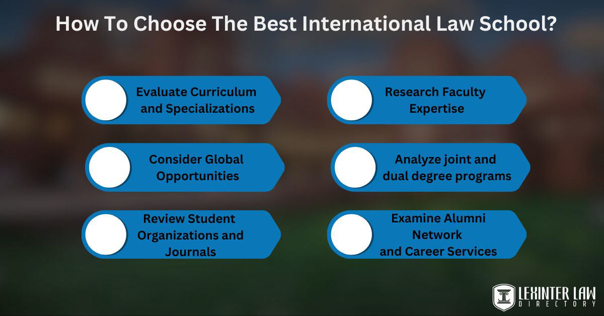 How To Choose The Best International Law School?