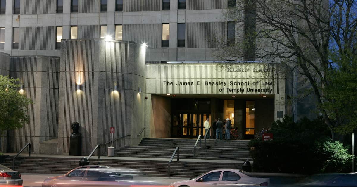 Top Law Schools In Northeast Region Temple University Beasley School Of Law