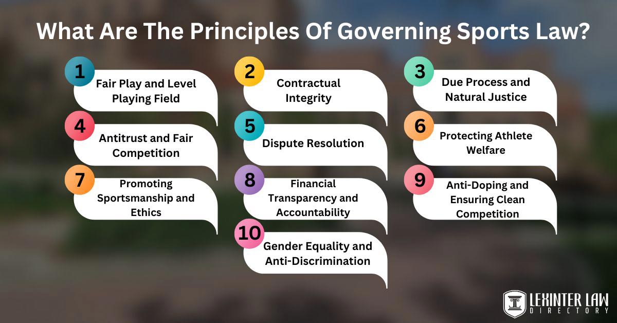 Sports Law: Understanding Regulations And Legal Issues In Sports What Are The Principles Of Governing Sports Law