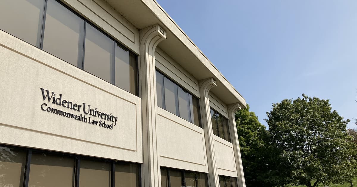 Top Law Schools In Northeast Region Widener University Commonwealth Law School